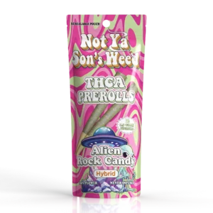 not ya son's weed pre roll alien rock candy pre roll – thca 2 pack