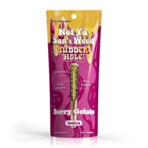 not ya son's weed pre roll berry gelato budderhole
