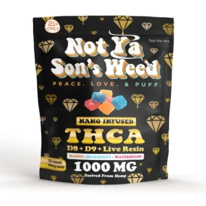 not ya son's weed disco pack – thca + delta 9, delta 8 & live resin gummies