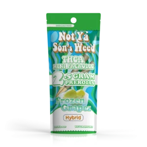 not ya son's weed pre roll frozen grapes mini pre roll – thca 2 pack