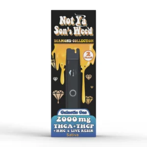not ya son's weed galactic gas – thca + thcp + hhc & live resin – 2 gram disposable