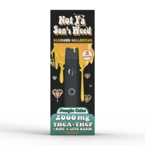 not ya son's weed jungle cake – thca + thcp + hhc & live resin – 2 gram disposable