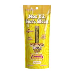 not ya son's weed pre roll sour space budderhole blunt