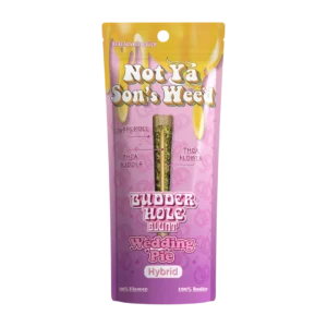 not ya son's weed pre roll wedding pie budderhole blunt