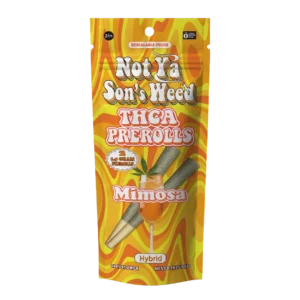 not ya son's weed pre roll mimosa pre roll – thca 2 pack
