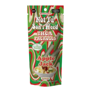not ya son's weed pre roll apple jack pre roll – thca 2 pack
